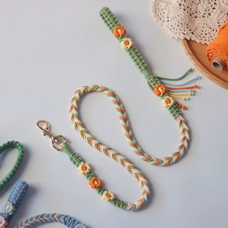 Hand-Braided Pet Leash