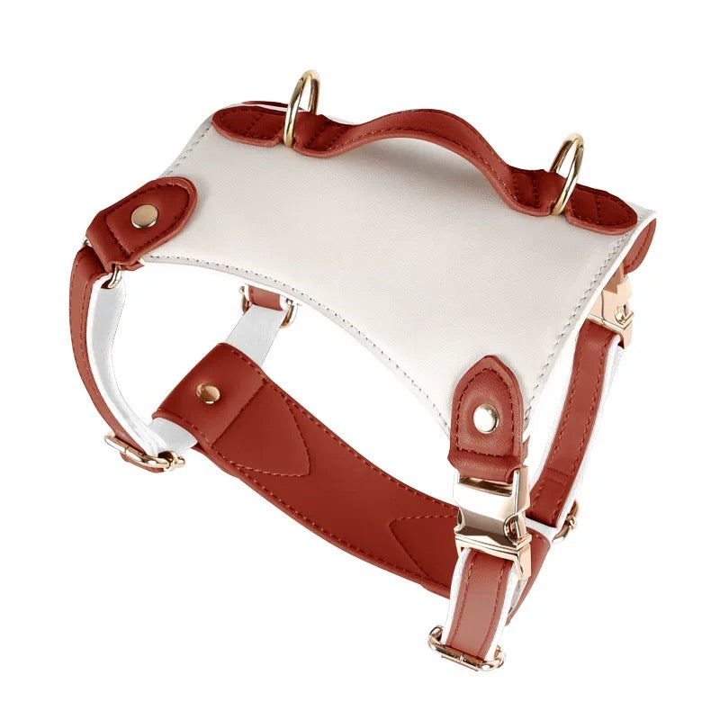 Genuine Leather Dog Harness