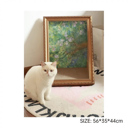 Oil Painting Style Cat Bed