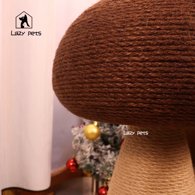 Mushroom-Shaped Cat Scratcher