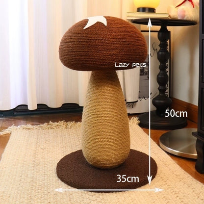 Mushroom-Shaped Cat Scratcher