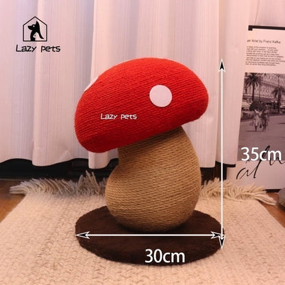 Mushroom-Shaped Cat Scratcher