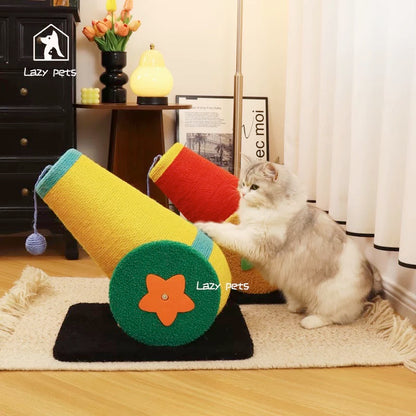 Cannon-Shaped Cat Scratcher