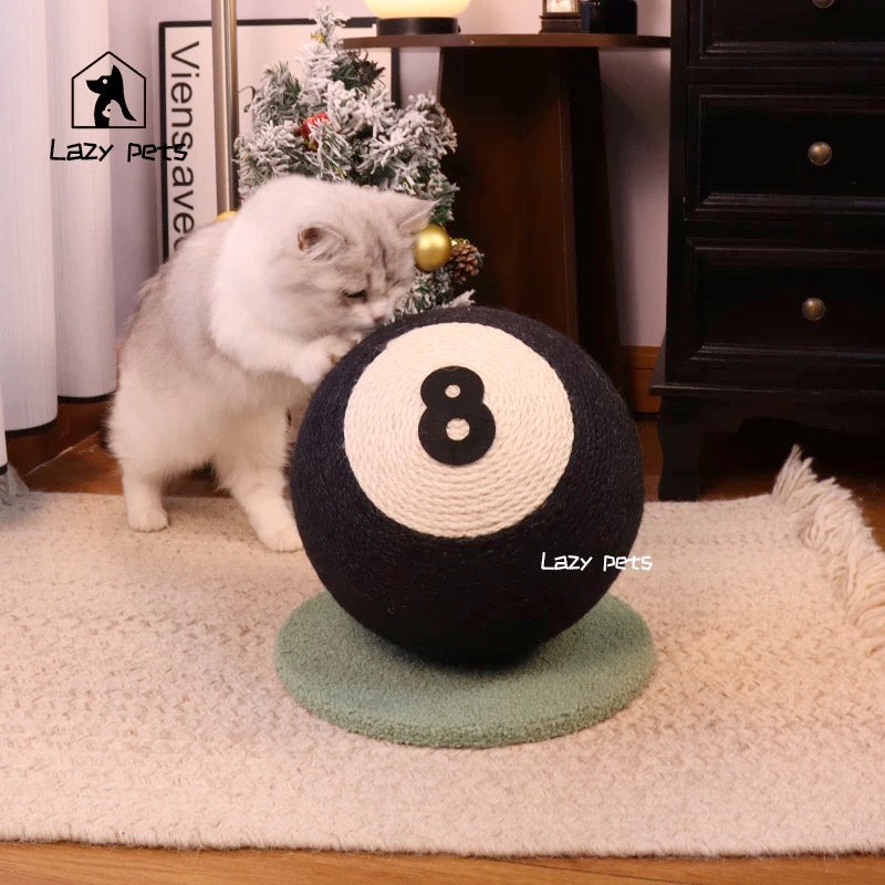 Billiards-Themed Cat Scratcher