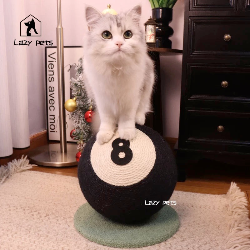 Billiards-Themed Cat Scratcher