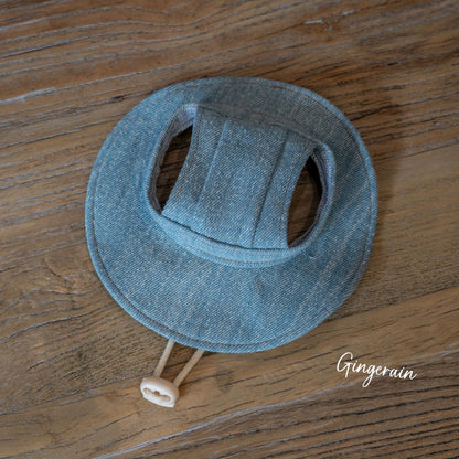 Cat Denim Costume with Bow Tie