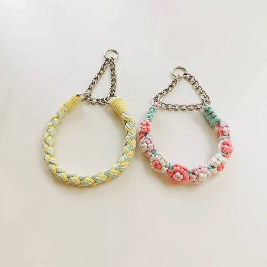 Adorable Handcrafted Woven Collar