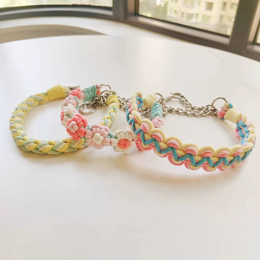 Adorable Handcrafted Woven Collar