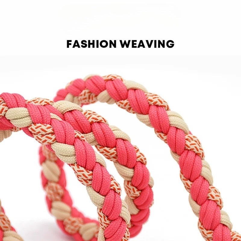 Fashion Hand-Braided Leather Leash
