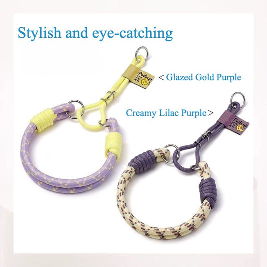 Double-section Rope Half-P Chain Collar