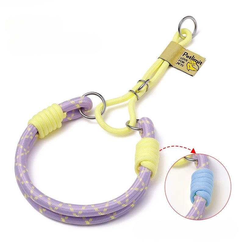 Double-section Rope Half-P Chain Collar
