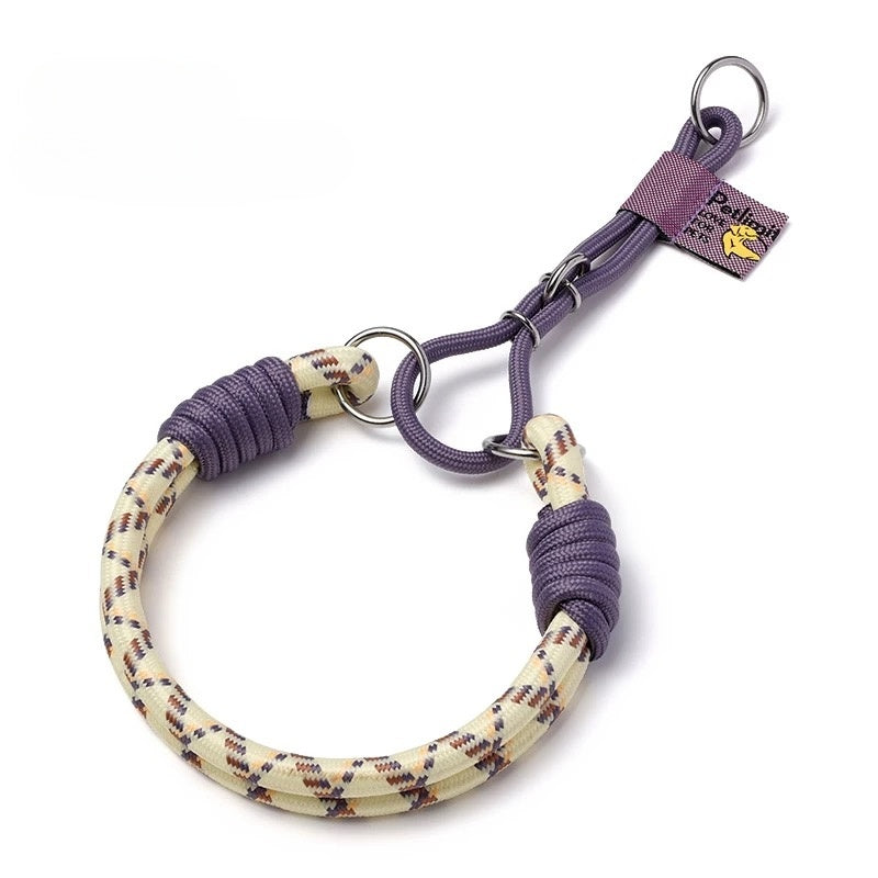 Double-section Rope Half-P Chain Collar