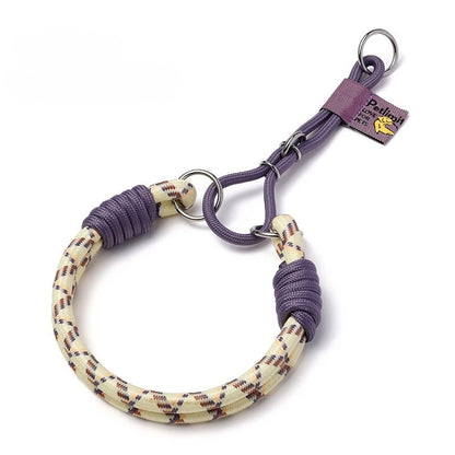 Double-section Rope Half-P Chain Collar