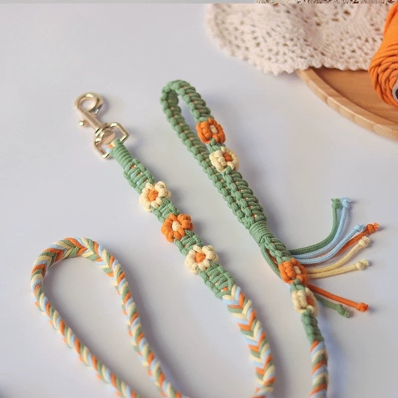 Hand-Braided Pet Leash