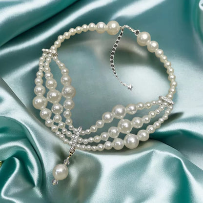 Royal-Style Cat Pearl Necklace