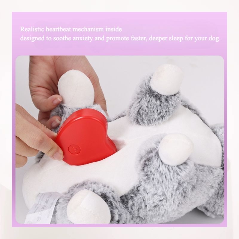 Comfort Rabbit with Heartbeat – Eases Separation Anxiety in Dogs and Cats